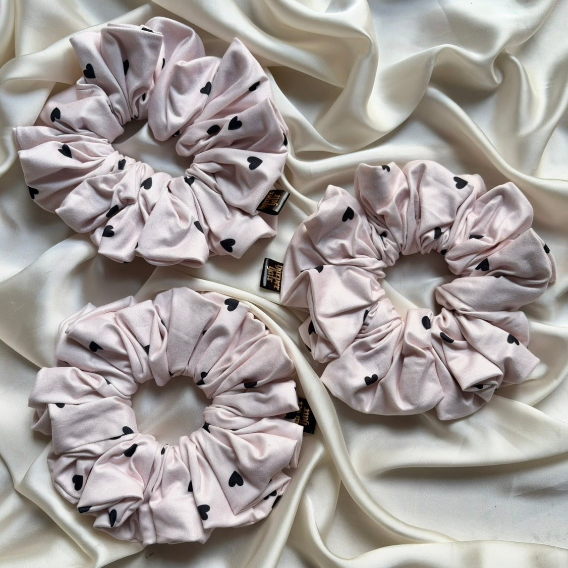 Noir Hearts XL Scrunchie