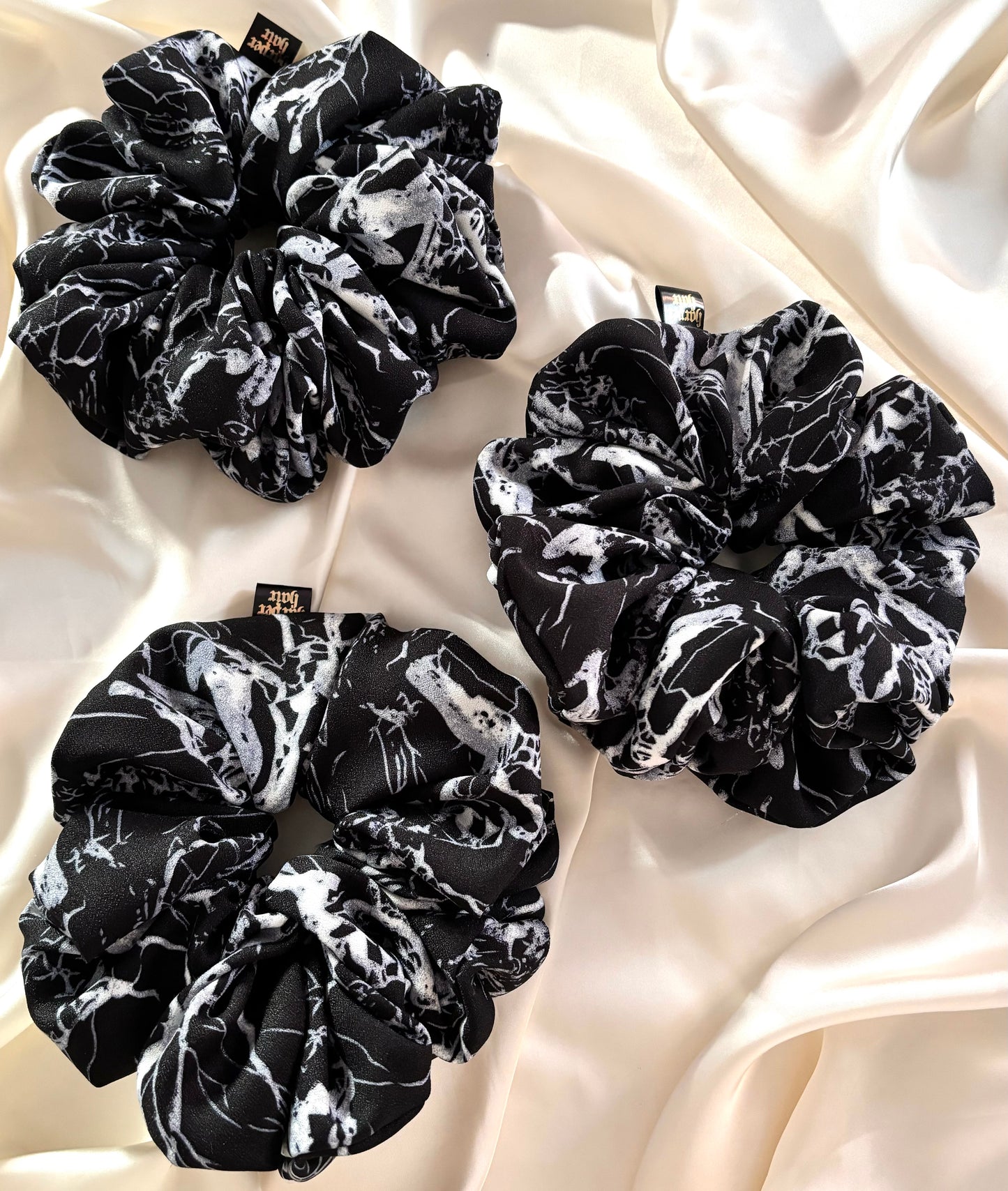 Ink Quartz Scrunchie