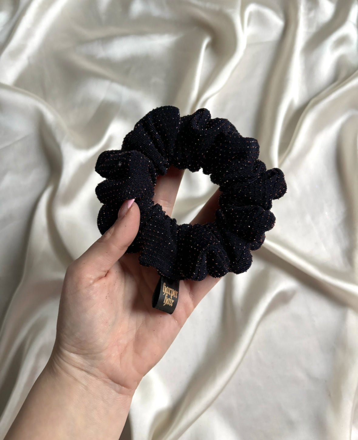 Galaxy Stardust Skinny Scrunchie