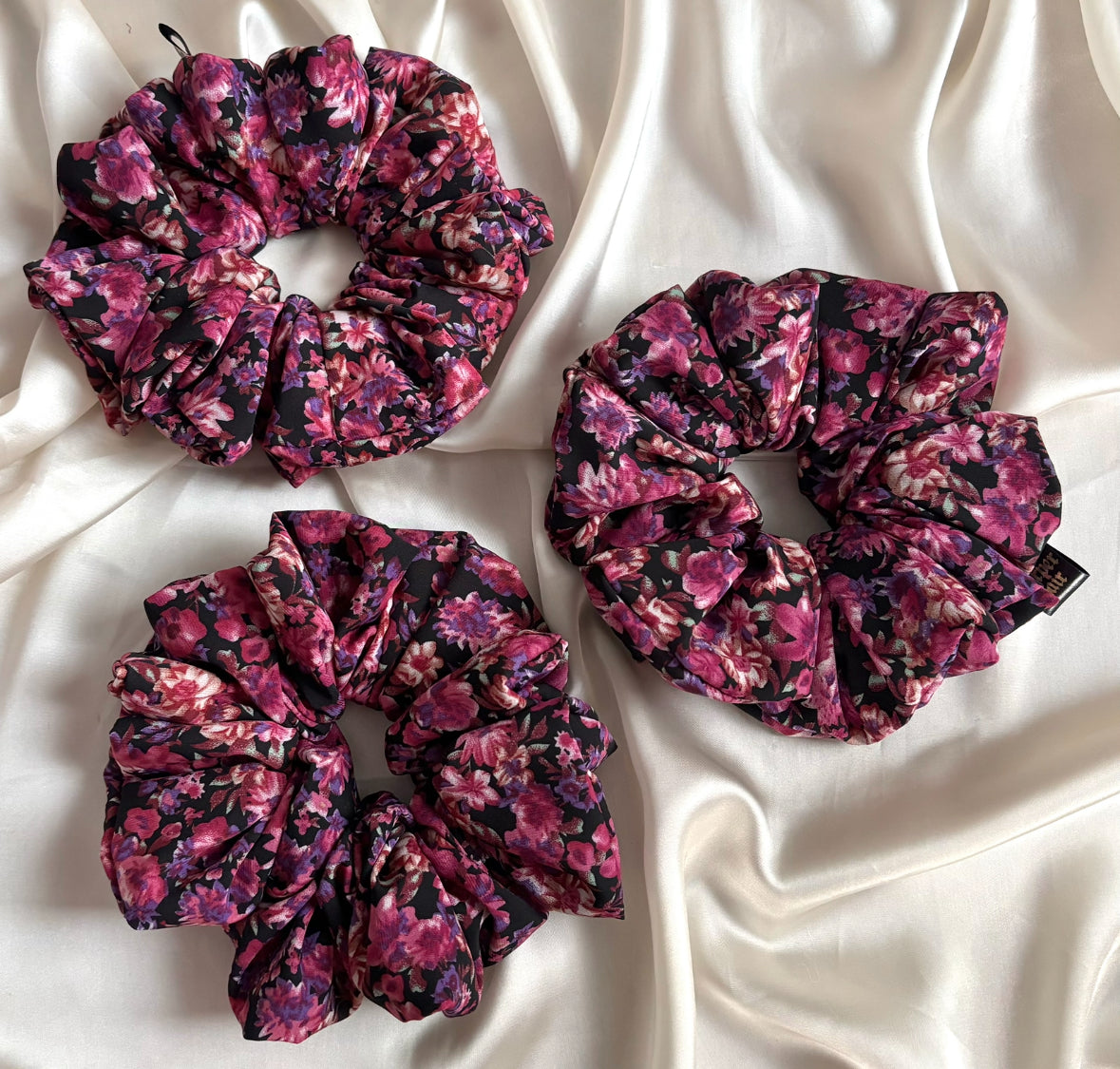 Berry Bloom XL Scrunchie