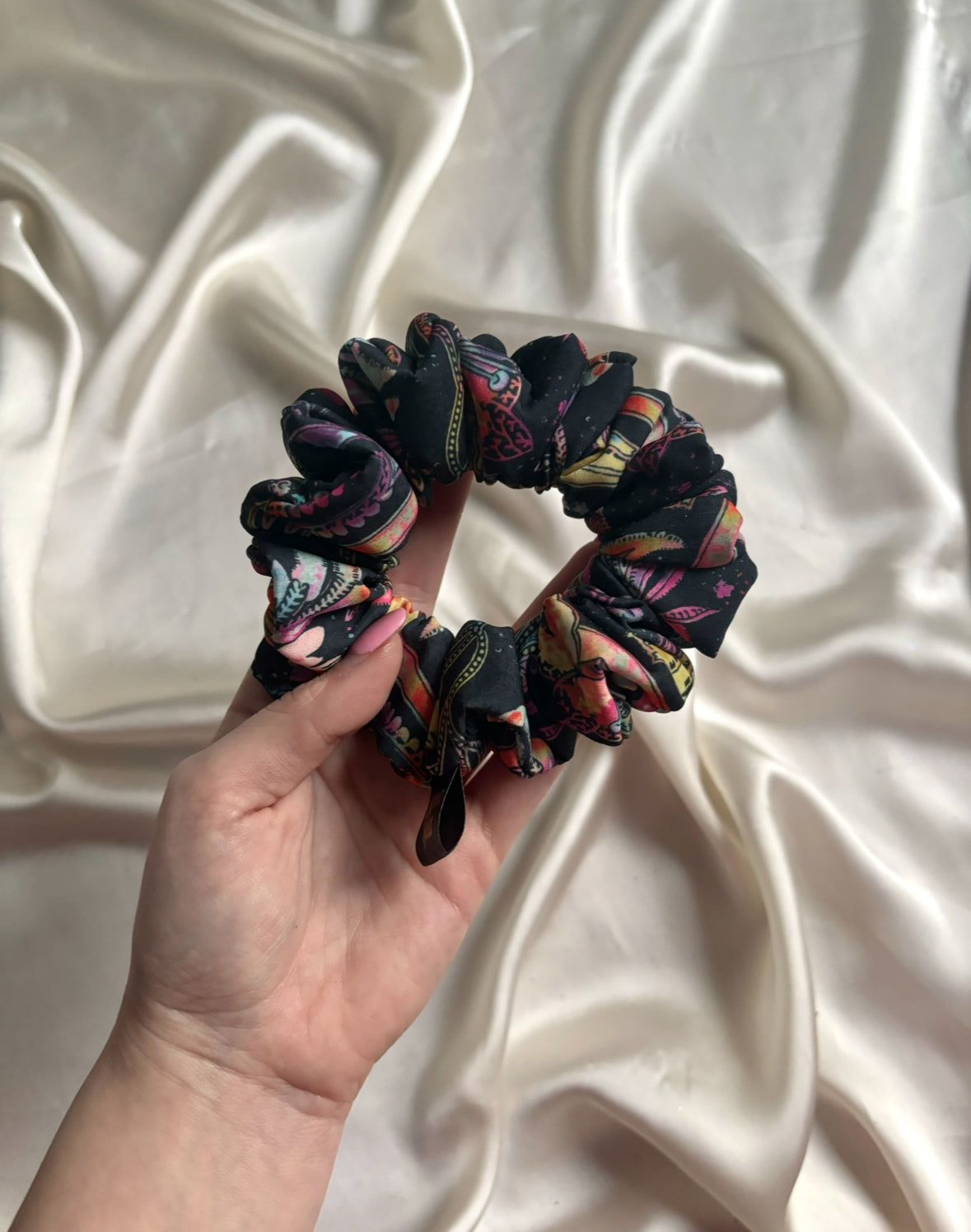 Midnight Mirage Skinny Scrunchie