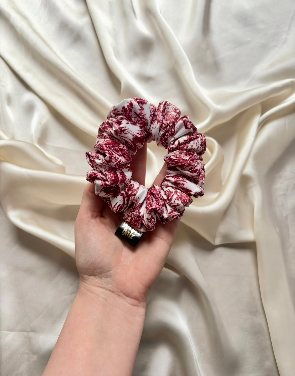 Burgundy Wilderness Skinny Scrunchie