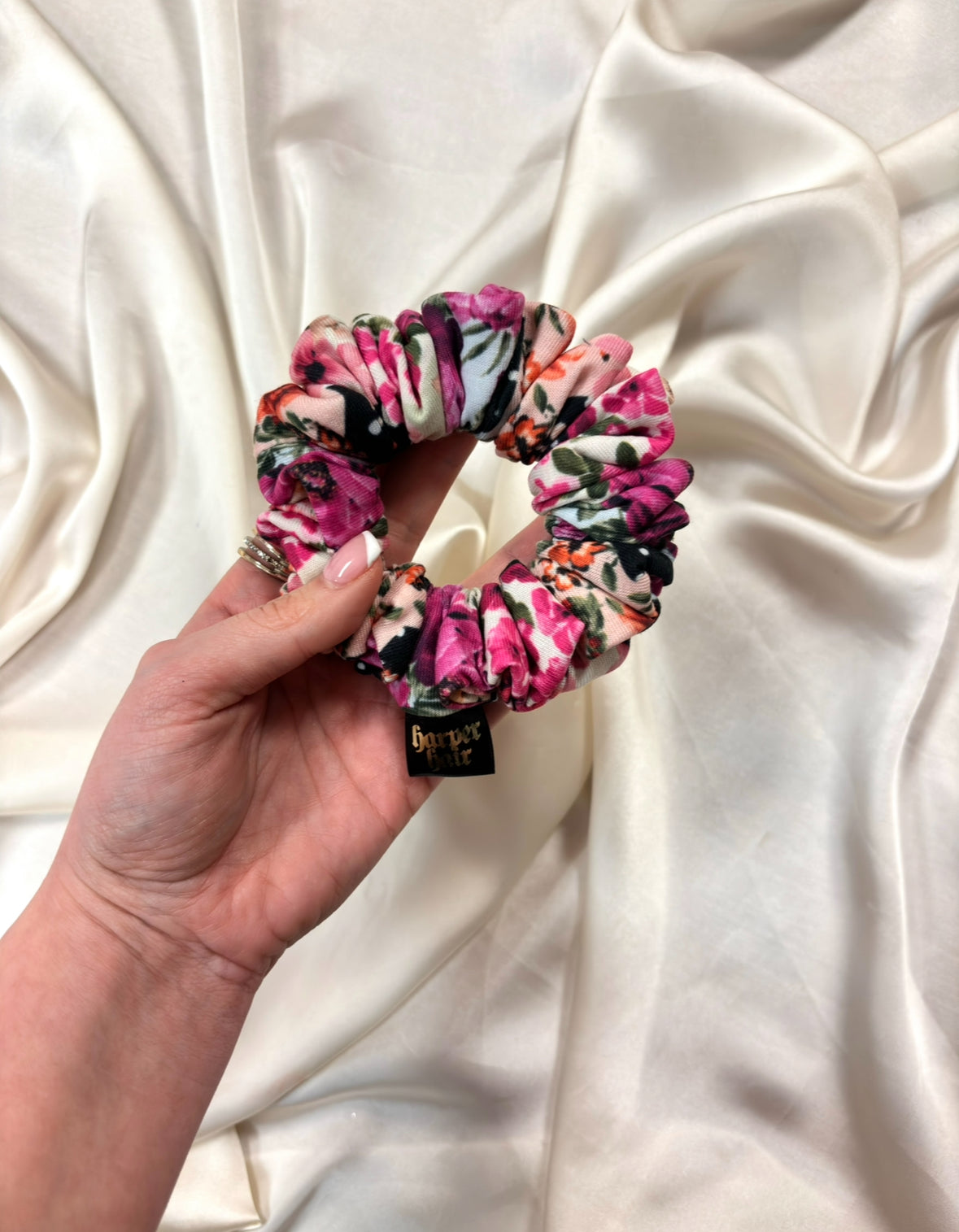Rosette Skinny Scrunchie