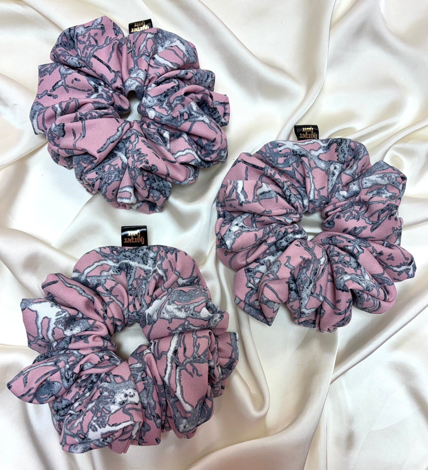 Bubblegum Quartz Scrunchie