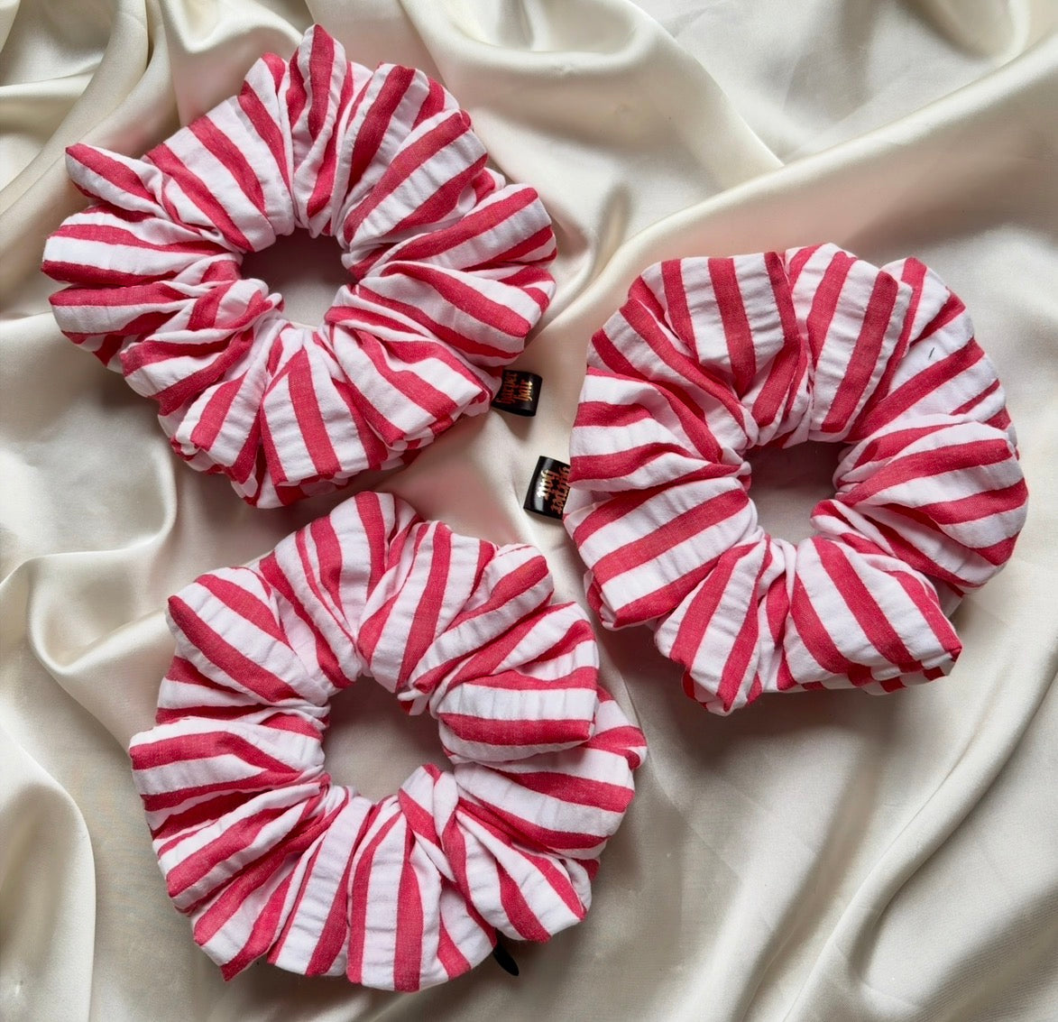 Strawberry Stripes XL Scrunchie