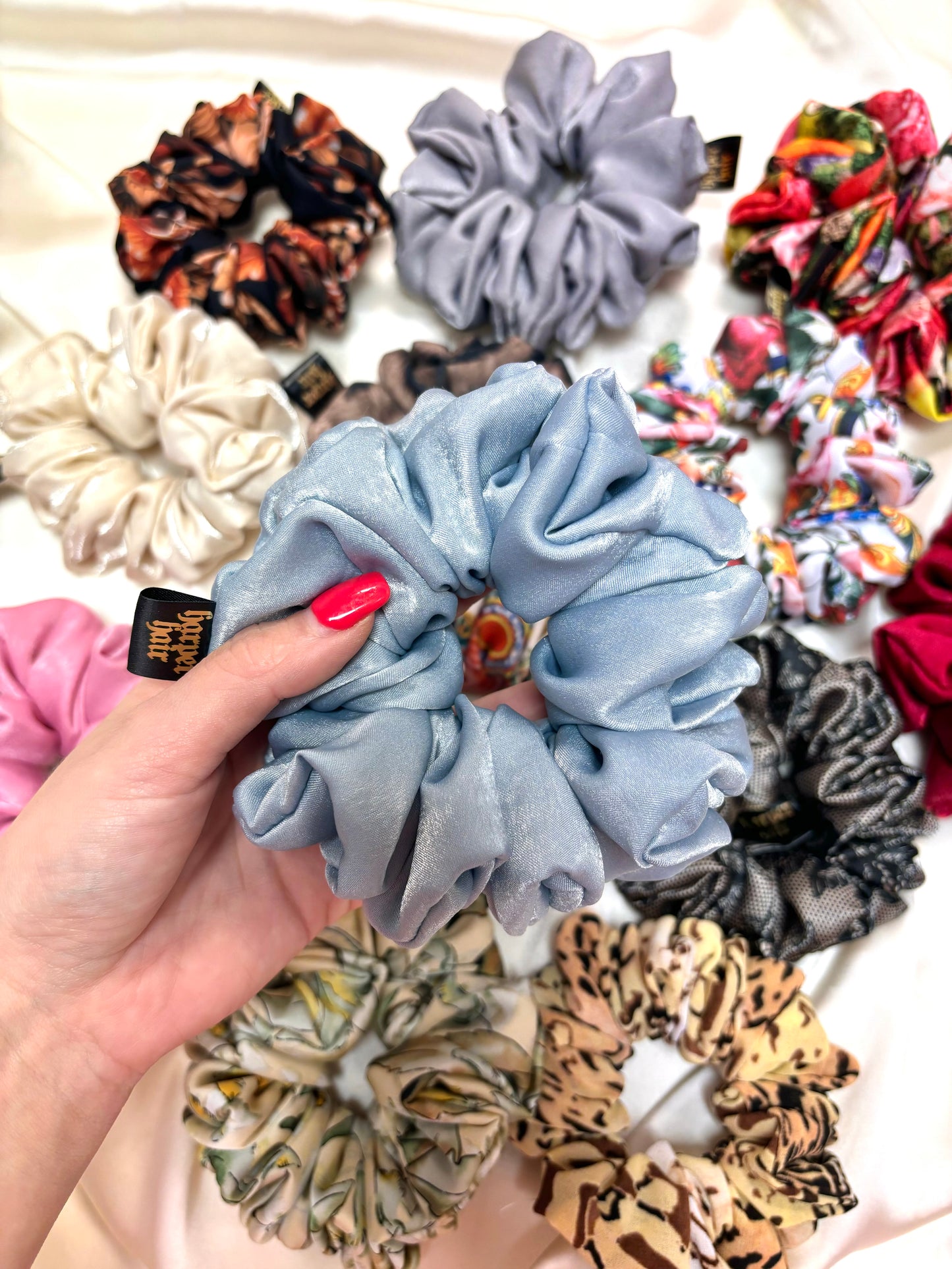 Blueberry Smoothie Skinny Scrunchie