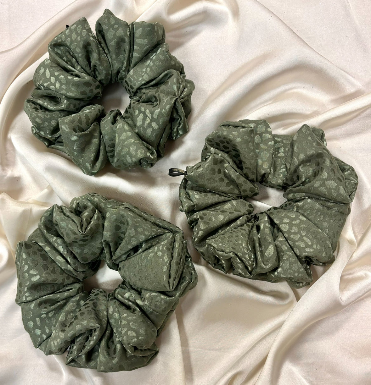 Sage Dapple Scrunchie