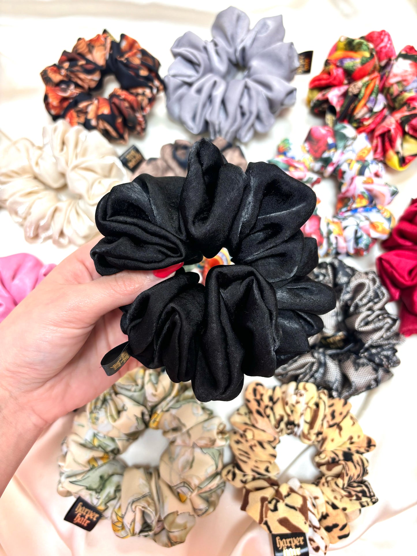 Liquorice Skinny Scrunchie