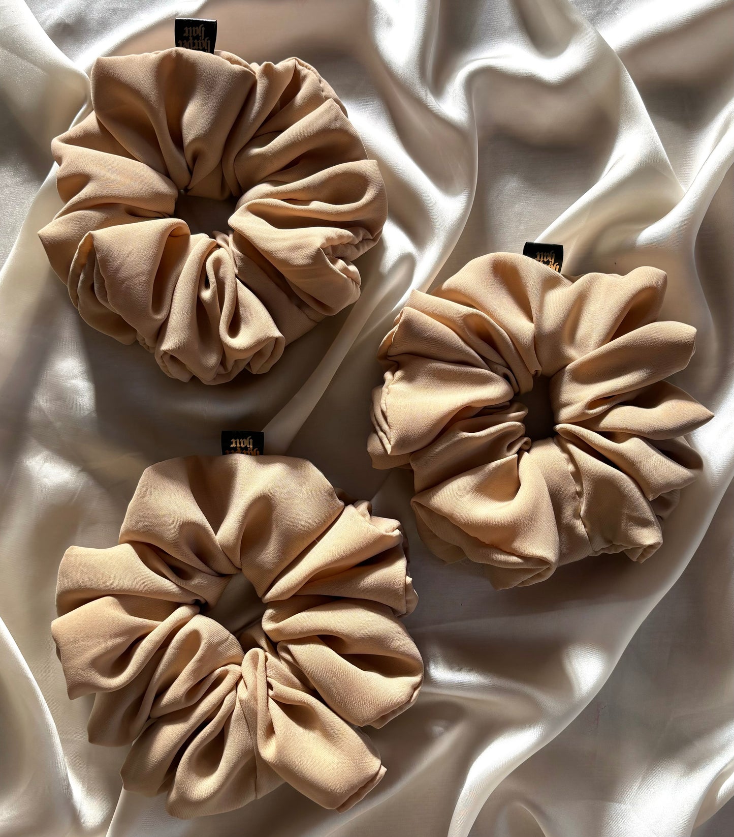 Soft Beige Scrunchie