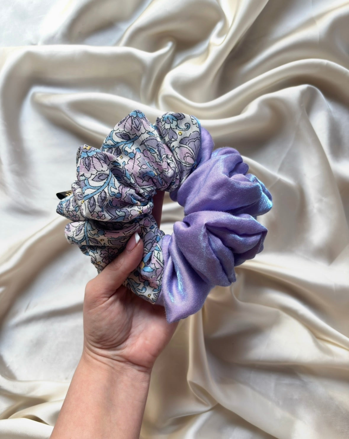 Periwinkle / Lavender Glaze XL Scrunchie