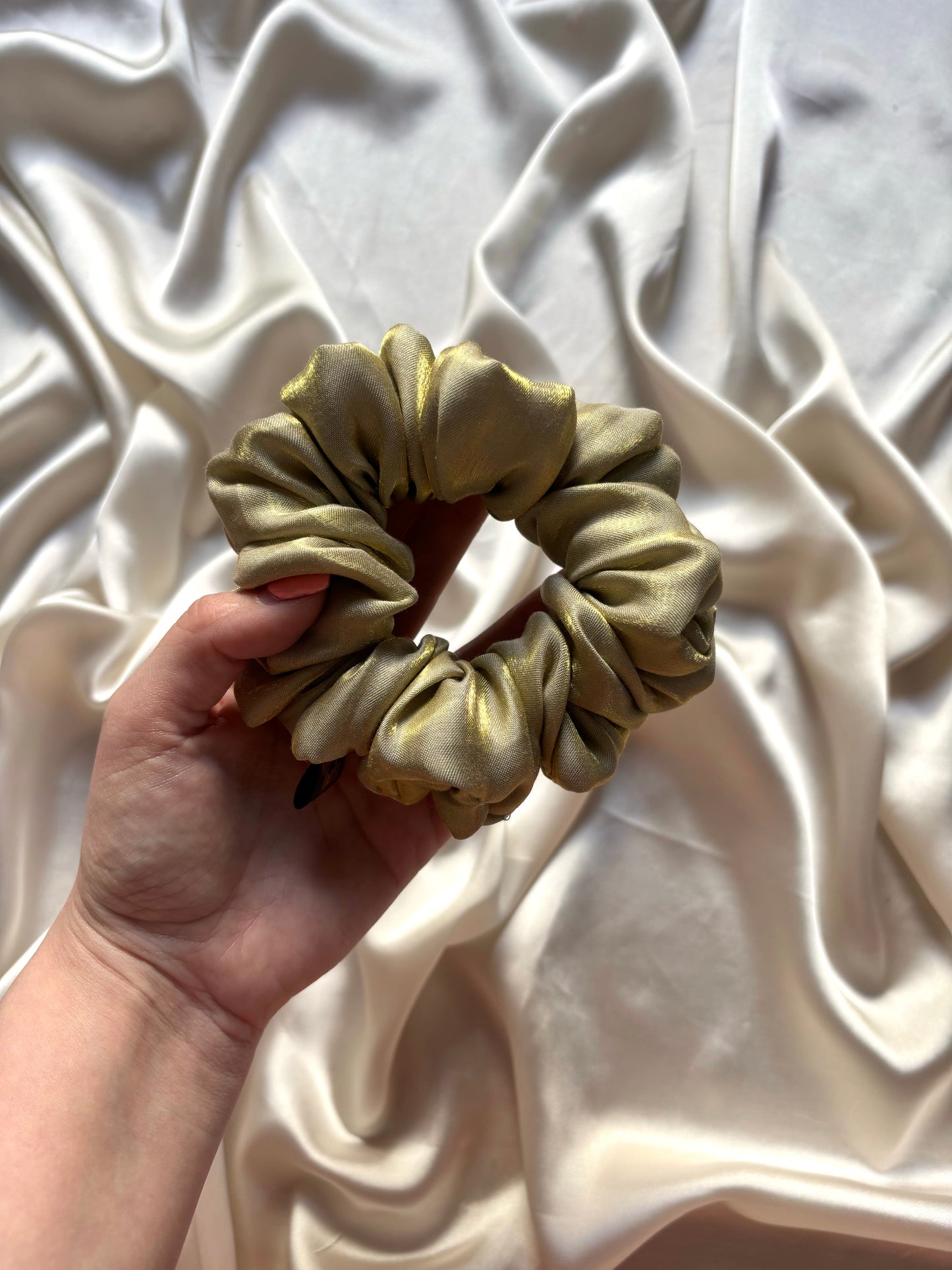 Biscotti Glaze Skinny Scrunchie