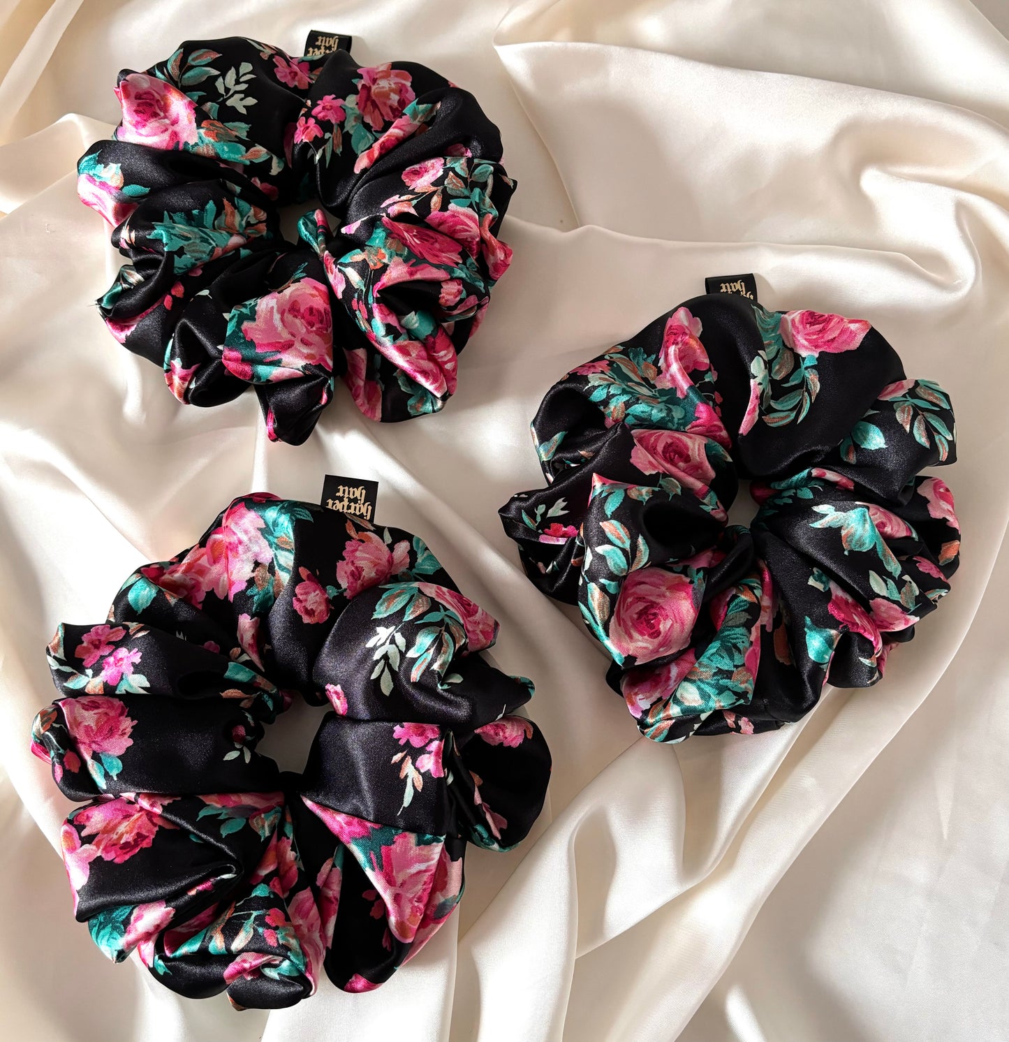 French Rose Scrunchie