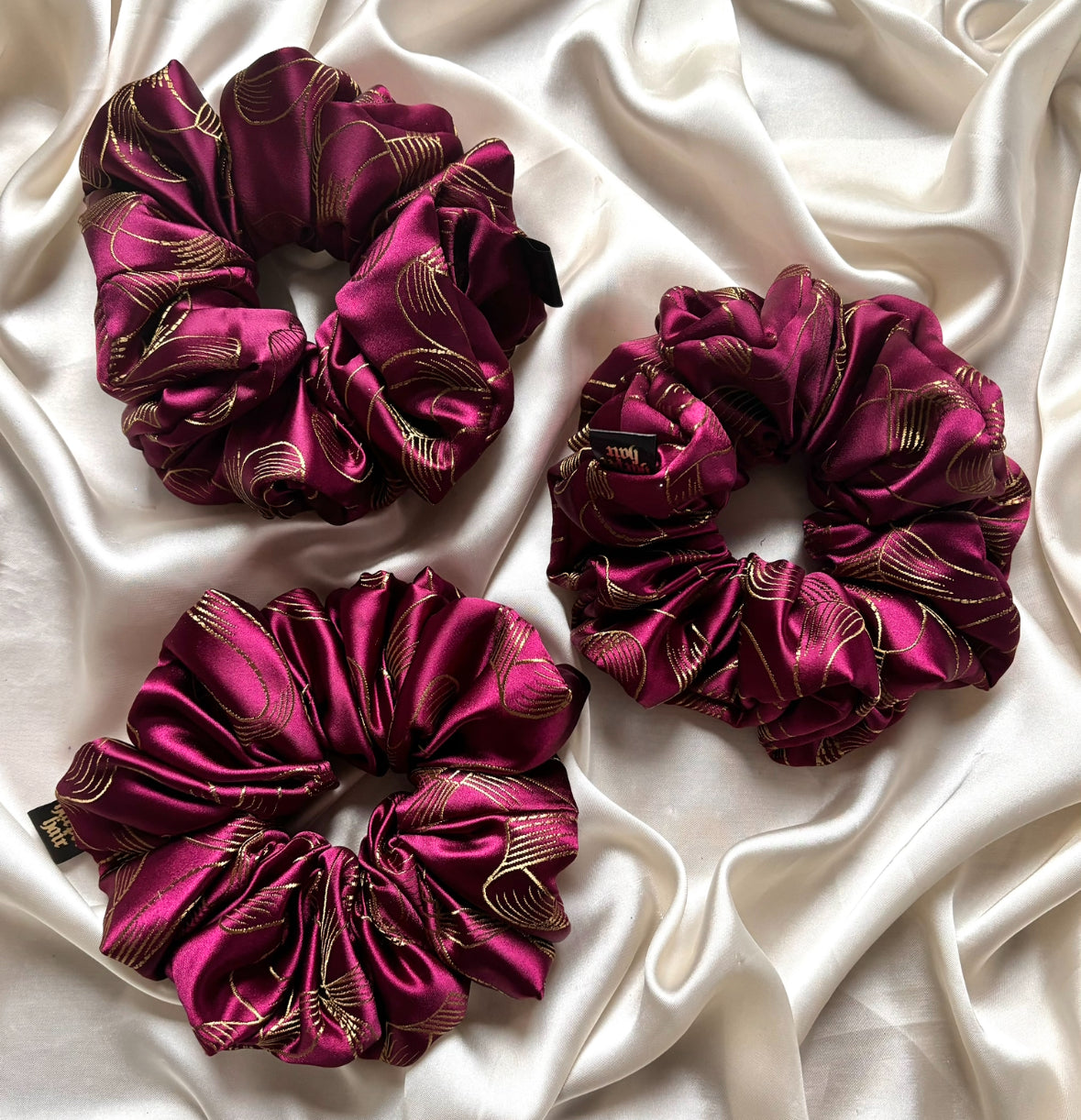 Ruby Ribbon Scrunchie