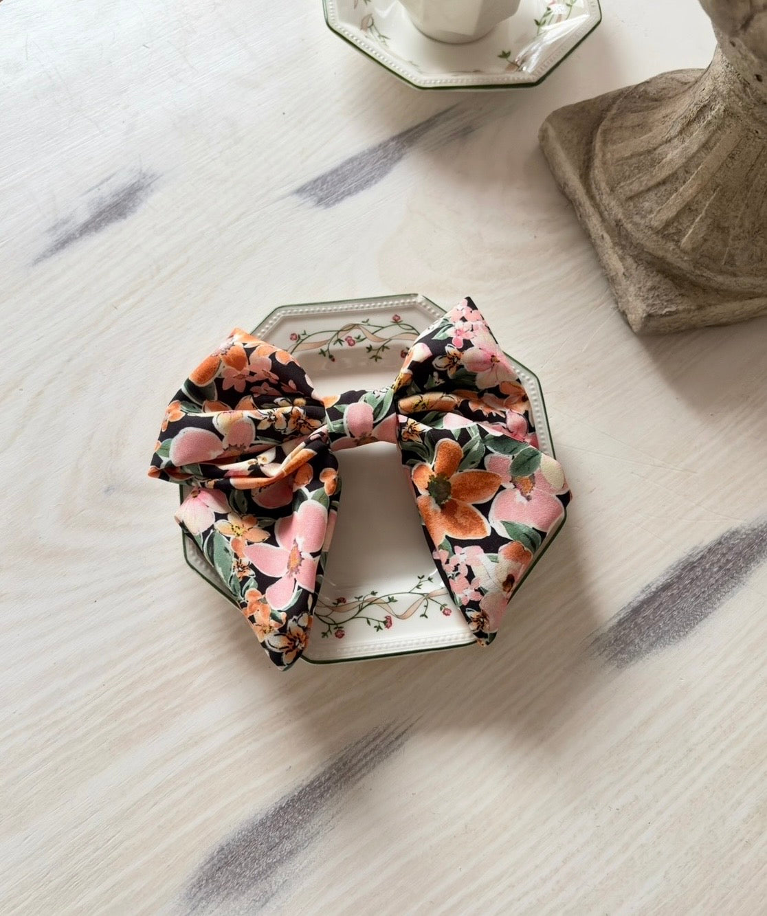 Autumn Floral Petite Bow