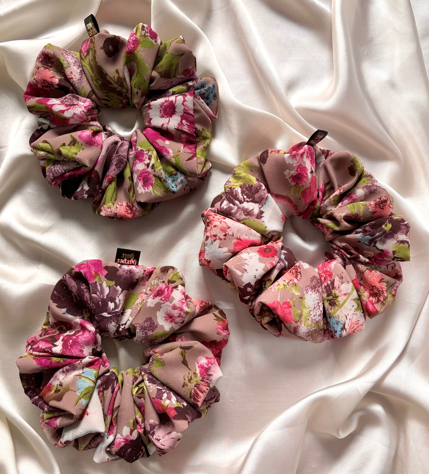 Dusky Bloom Scrunchie