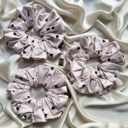 Noir Hearts XL Scrunchie