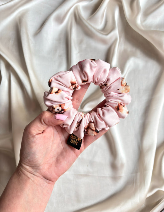 Blush Bear Skinny Scrunchie