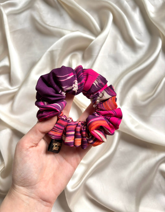 Fuchsia Flame Skinny Scrunchie