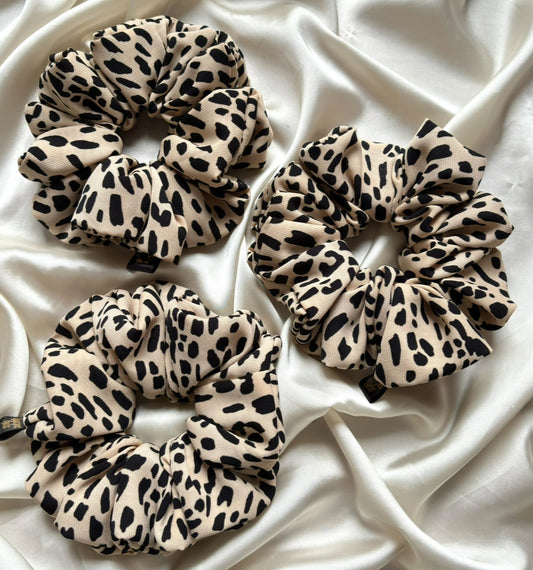 Beige Leopard XL Scrunchie