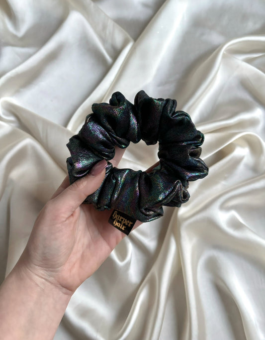 Noir Nebula Skinny Scrunchie