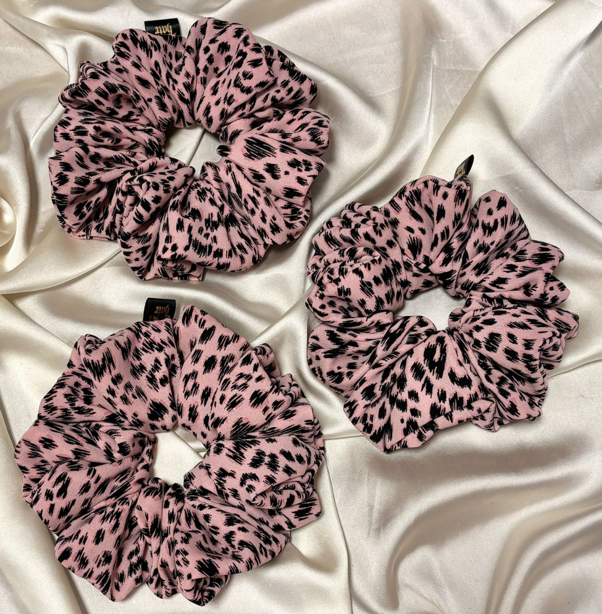 Candyfloss Leopard Scrunchie