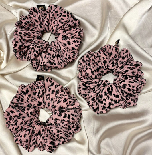 Candyfloss Leopard Scrunchie