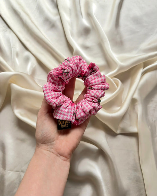 Candy Dogtooth Skinny Scrunchie