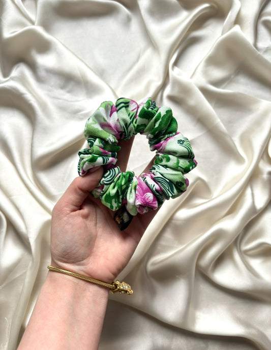 Fern Wildflower Skinny Scrunchie