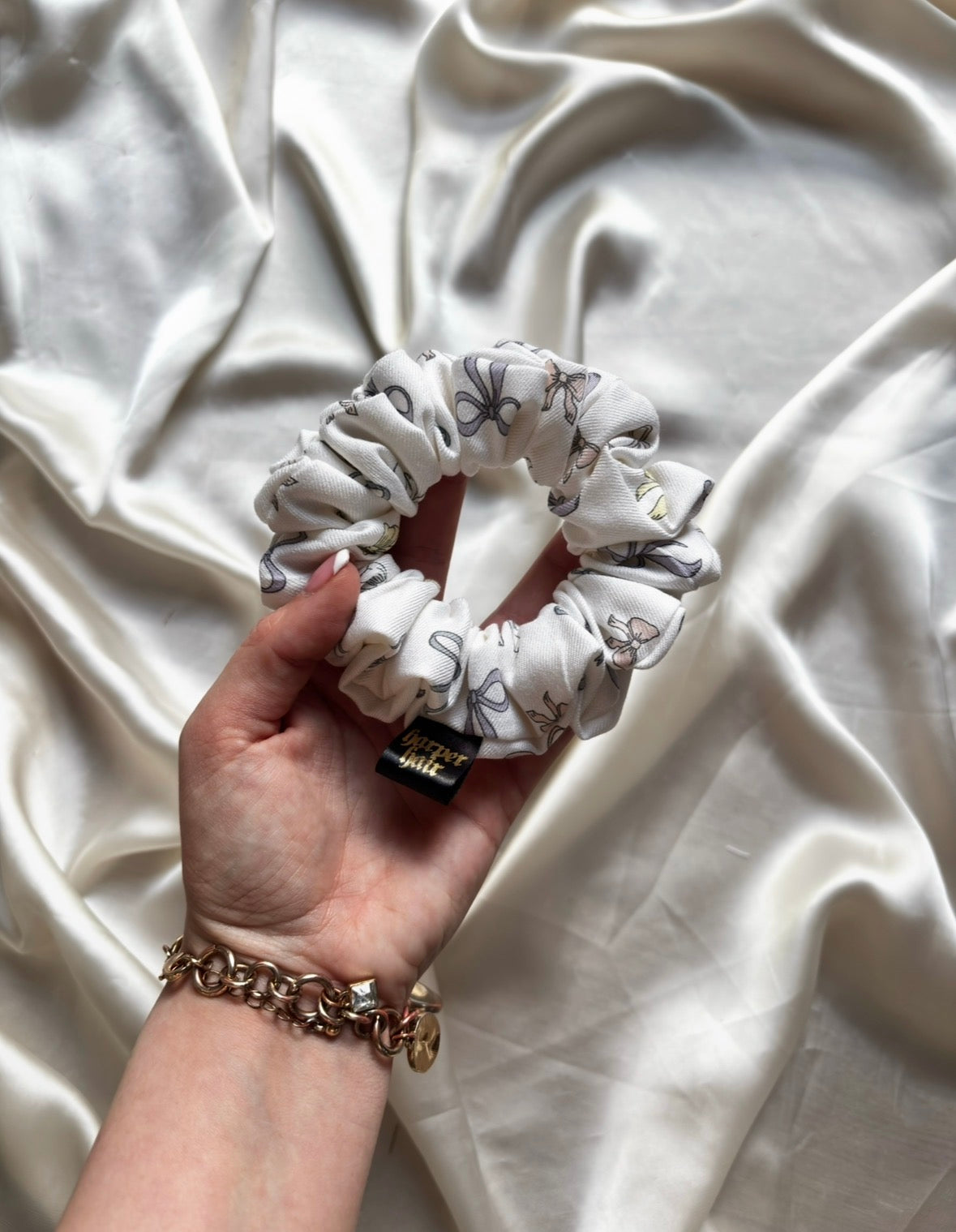 Pastel Ribbons Skinny Scrunchie