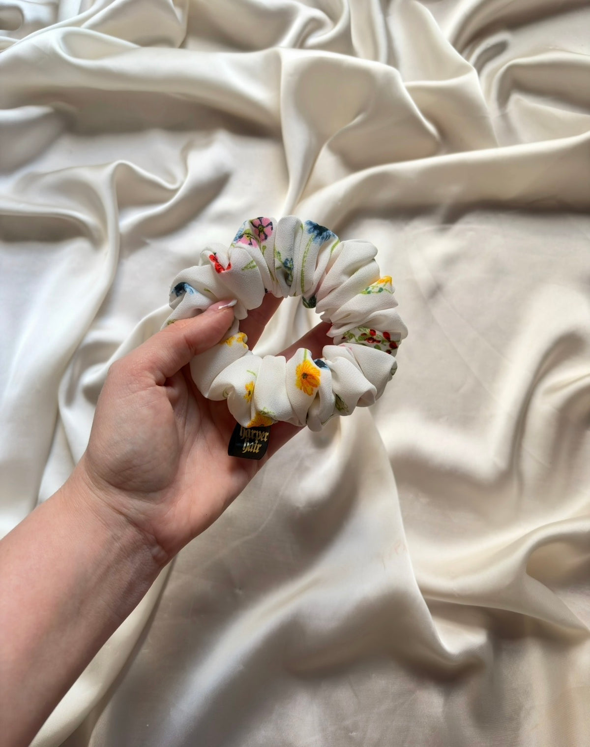 Flower Fields Skinny Scrunchie