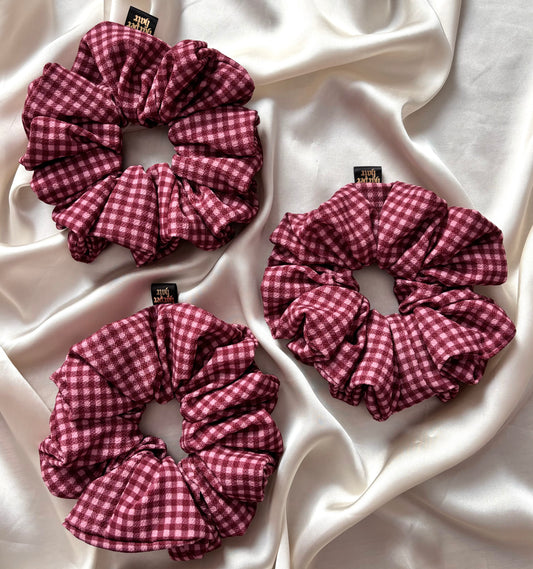 Plum Picnic Scrunchie