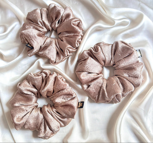 Champagne Luxe Scrunchie