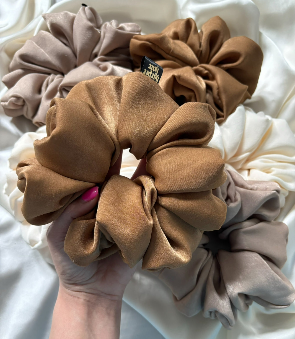Almond Scrunchie