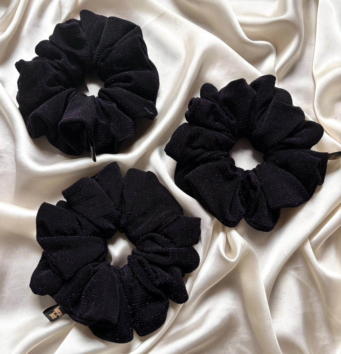 Violet Stardust Scrunchie
