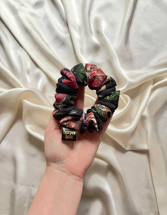 Floral Cherub Skinny Scrunchie