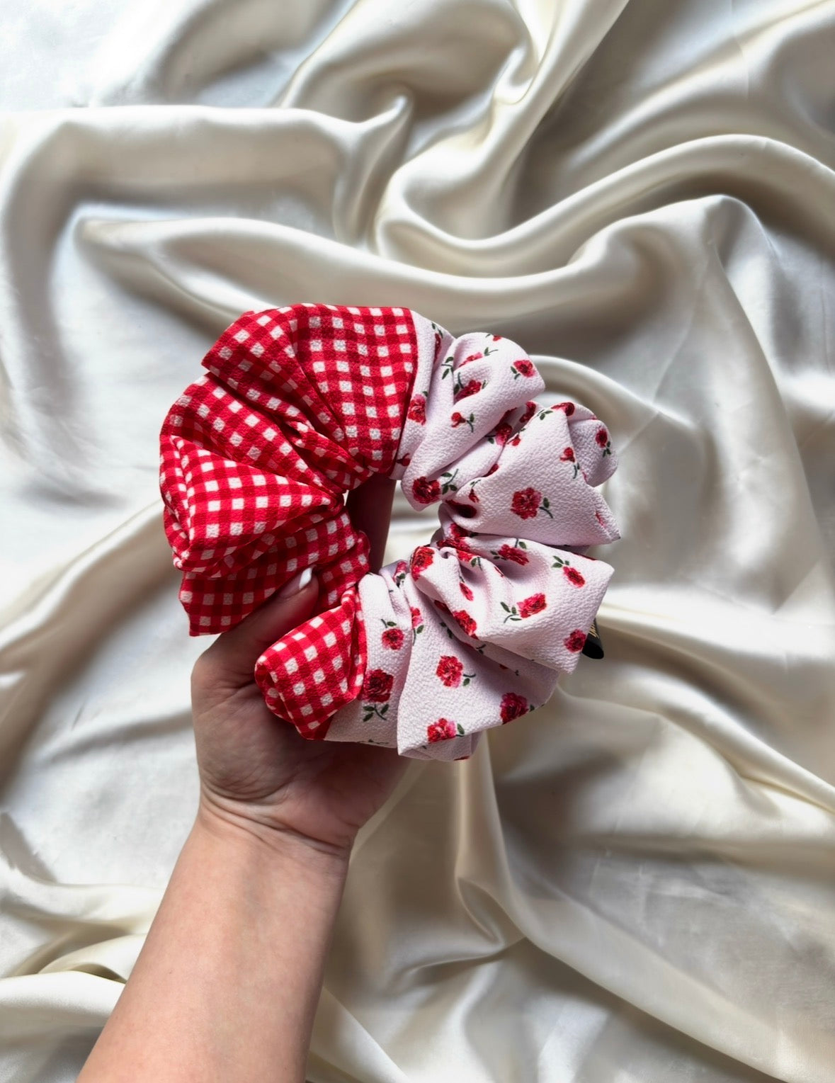 Ruby Gingham / Sorrel XL Scrunchie