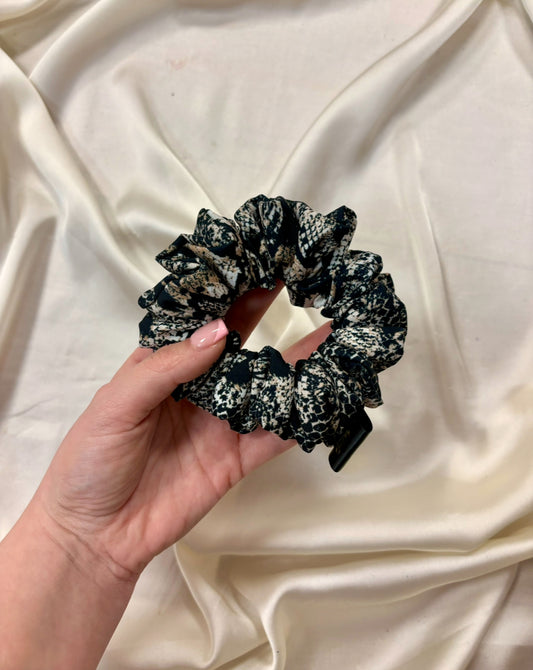 Smokey Snake Skinny Scrunchie