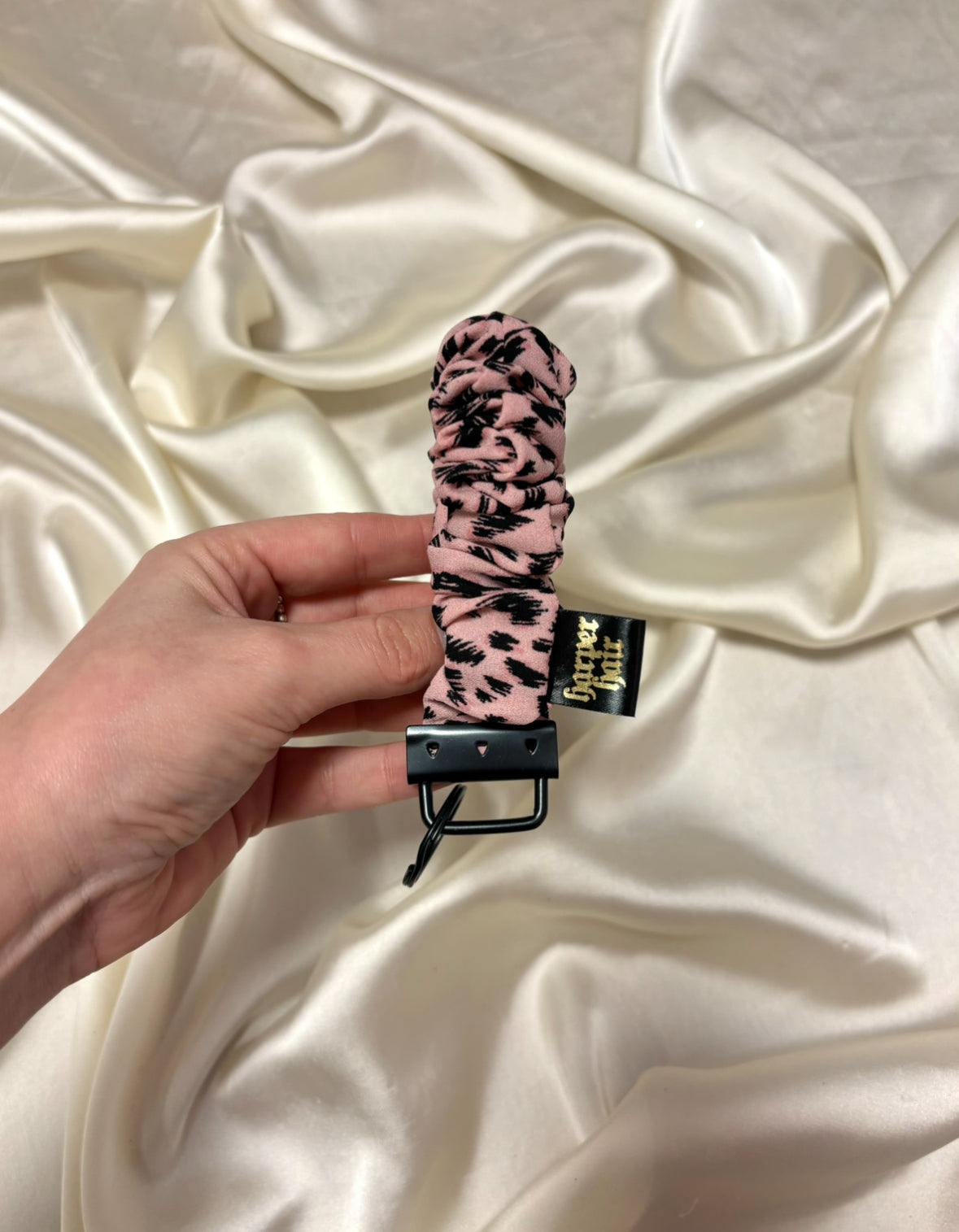 Candyfloss Leopard Scrunch-Key