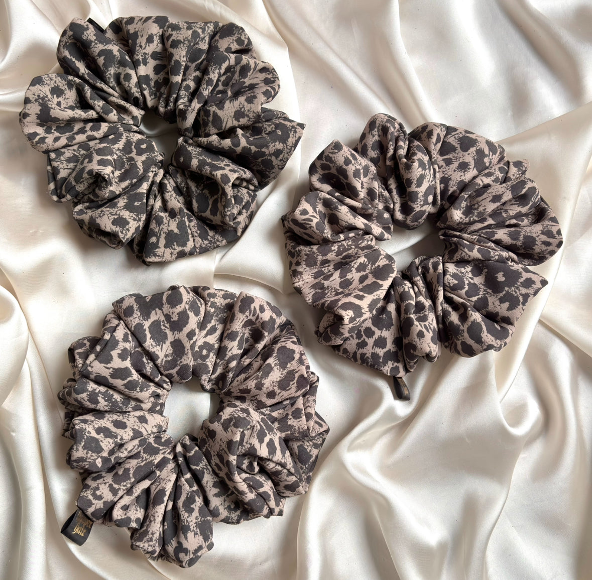 Mocha Leopard XL Scrunchie