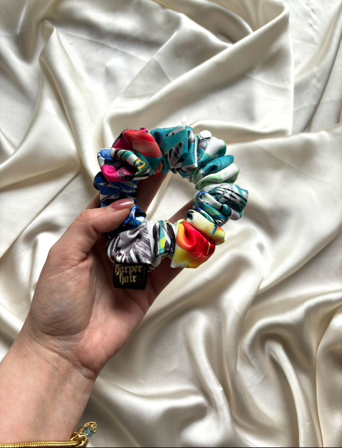 Havana Skinny Scrunchie