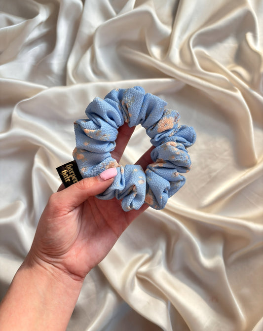 Blueberry Petals Skinny Scrunchie