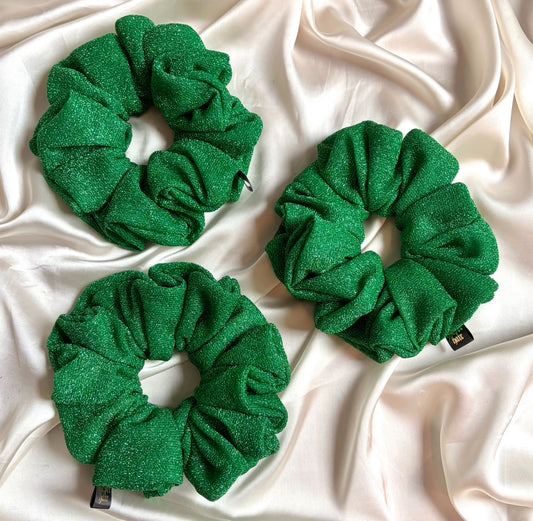 Festive Green Scrunchie