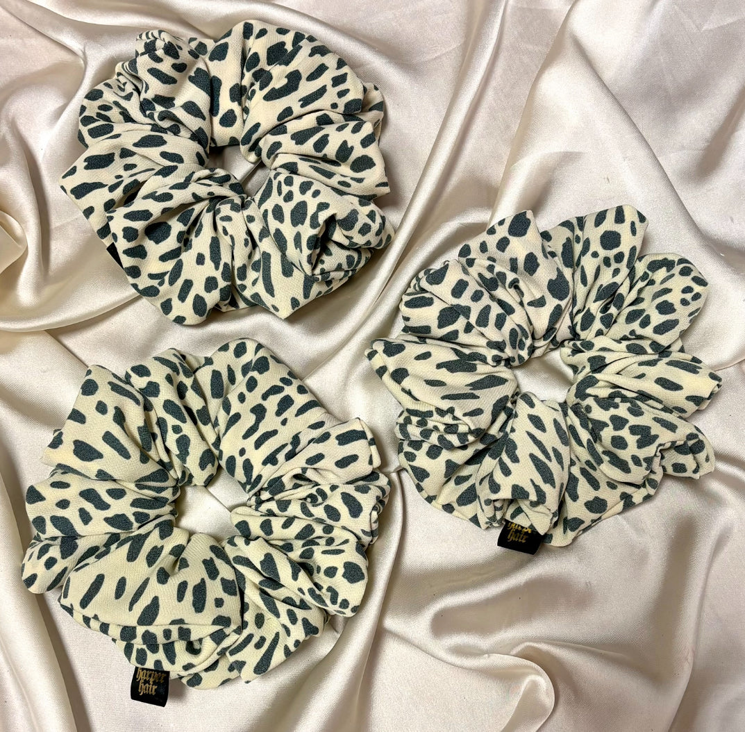 Lemon Leopard XL Scrunchie