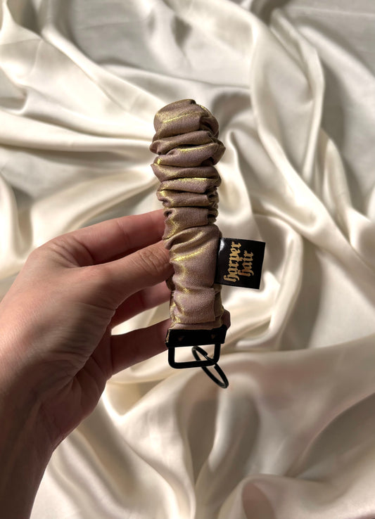 Beige Lavender Glaze Scrunch-Key