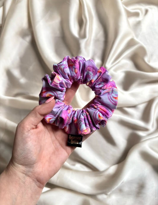 Lavender Lanterns Skinny Scrunchie