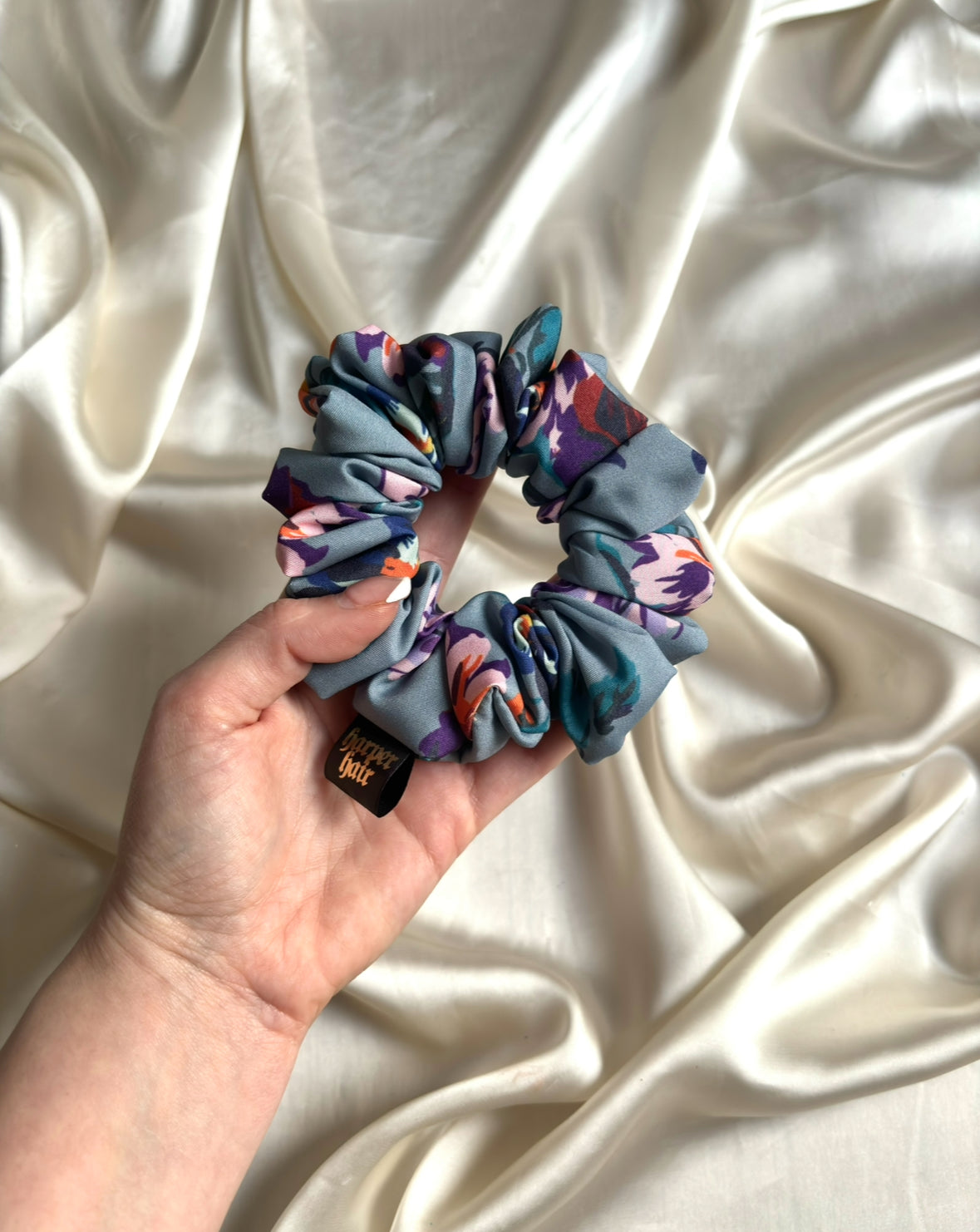 Dusky Bouquet Skinny Scrunchie