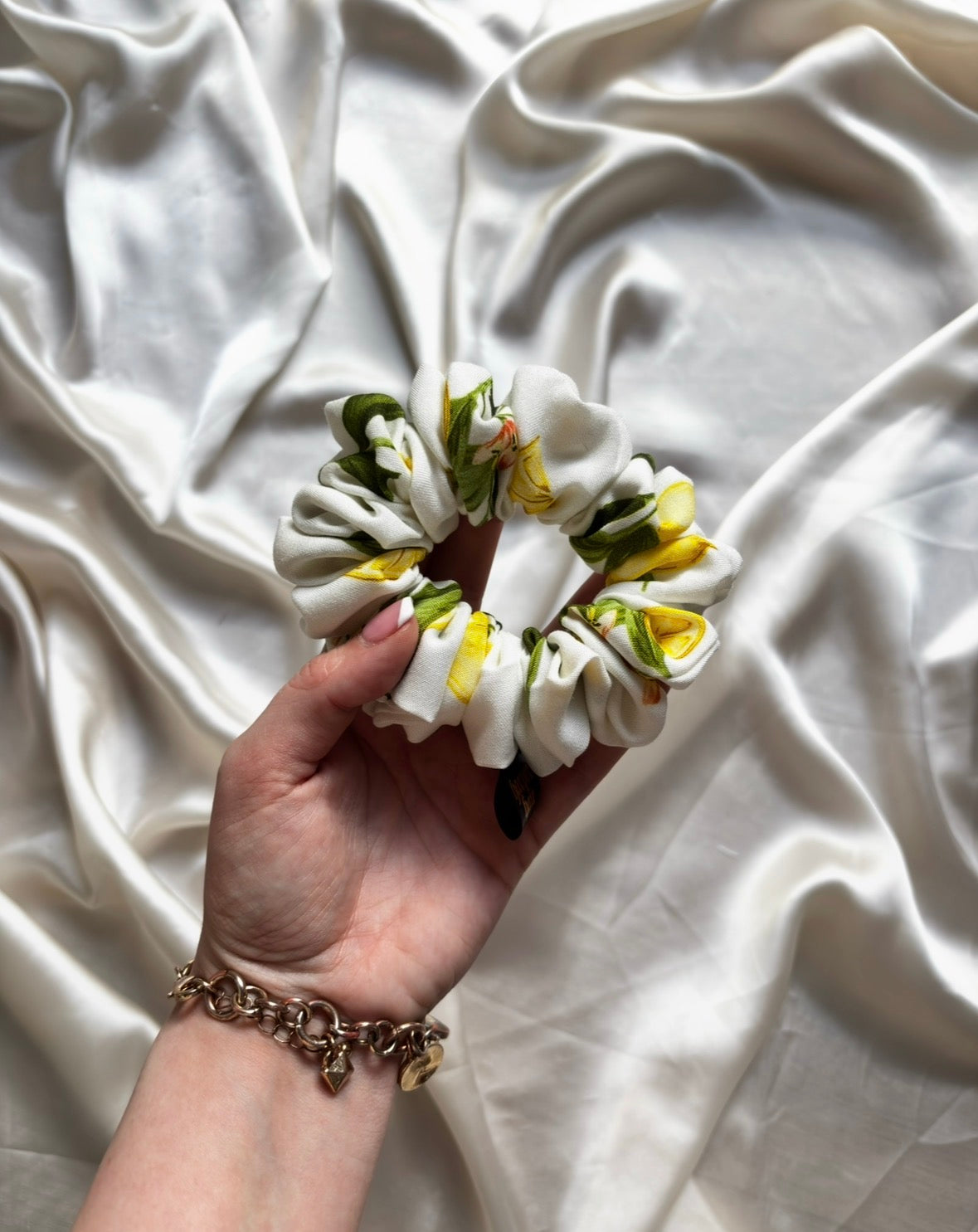 Lemon Tree Skinny Scrunchie