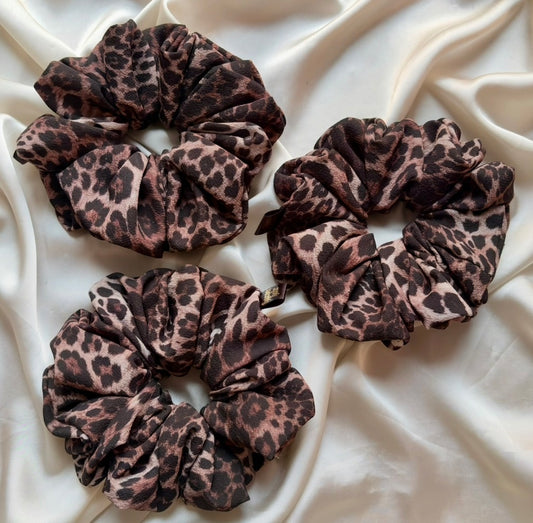 Dark Leopard XL Scrunchie