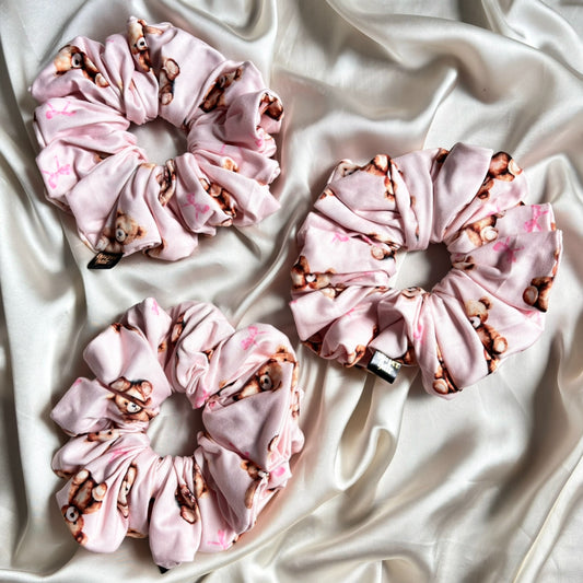 Blush Bear Scrunchie
